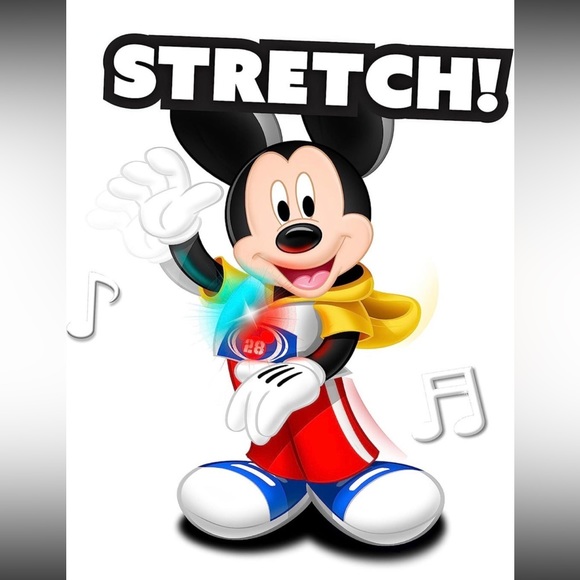 Lot 2101 ❤️ NEW Disney Junior Mickey Mouse Funhouse Stretch Break Mickey Mouse - Picture 3 of 8